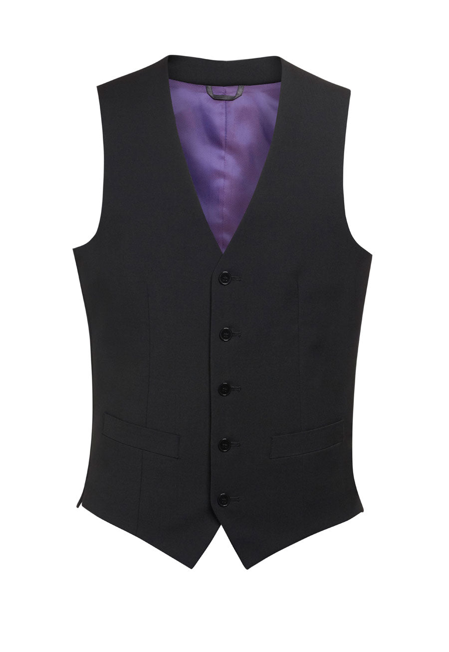 Busso Waistcoat — Black (1074D)