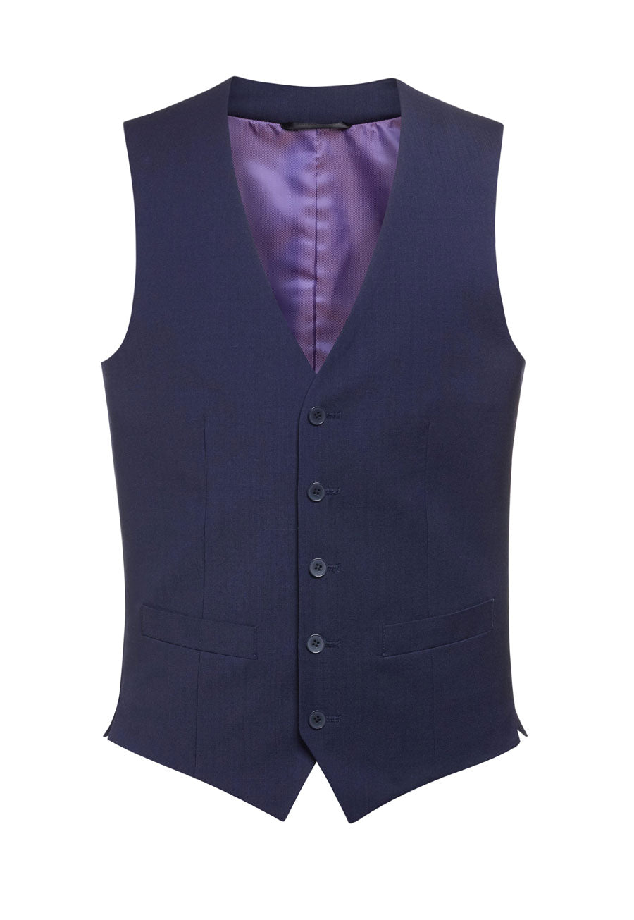 Busso Waistcoat — Mid Blue (1074H)