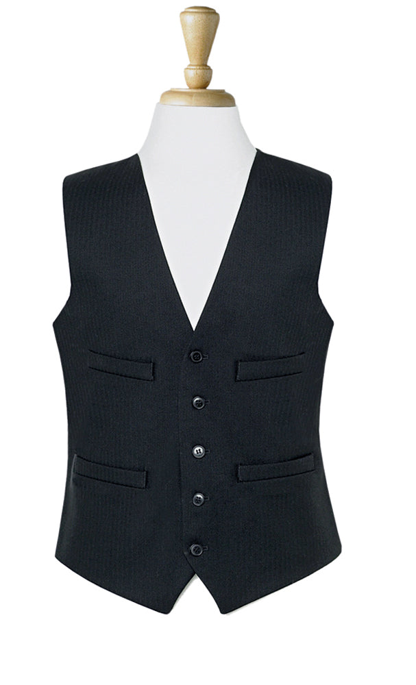 Black Waistcoat — Black (1081D)