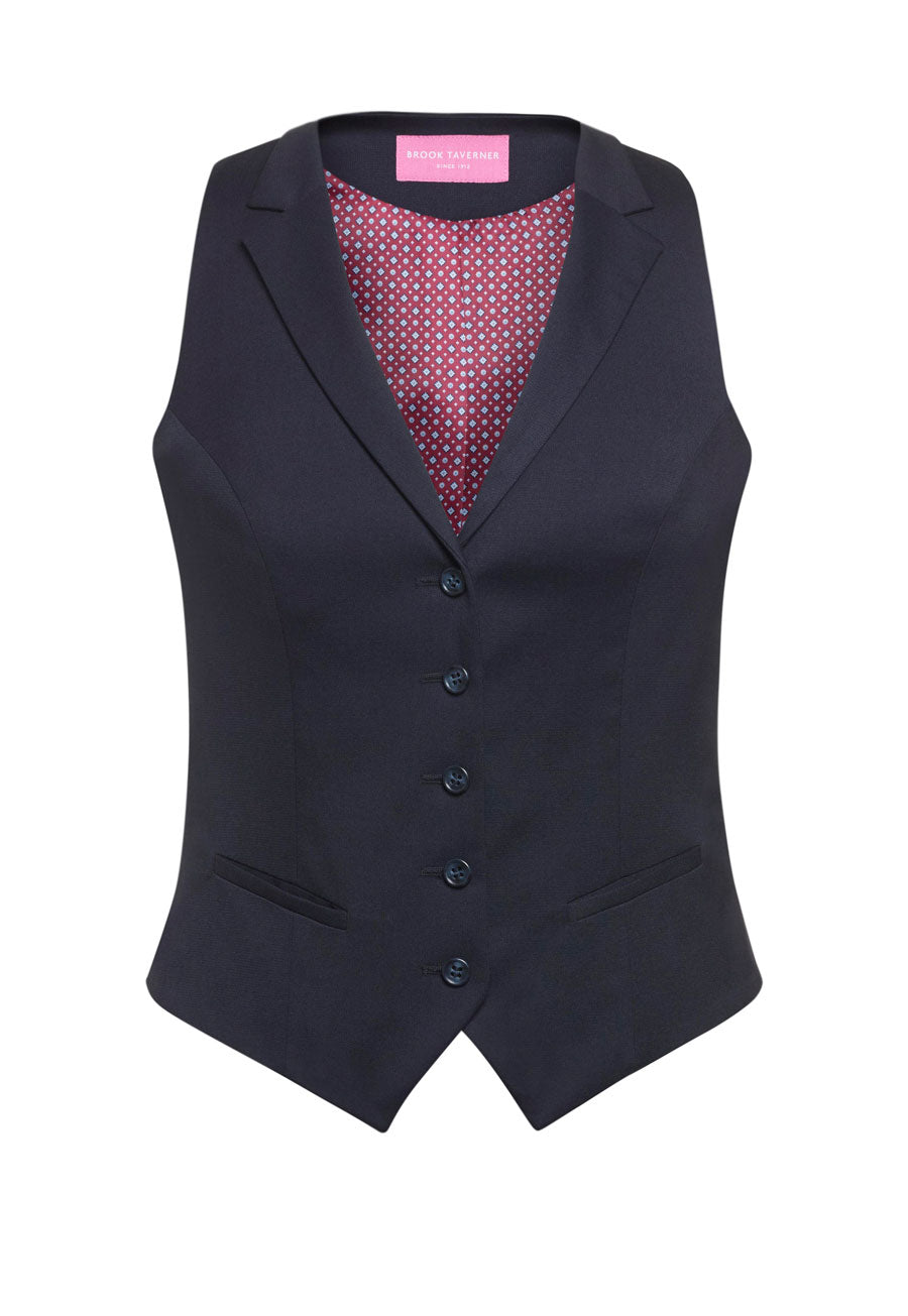 Larissa Waistcoat — Navy (2293B)