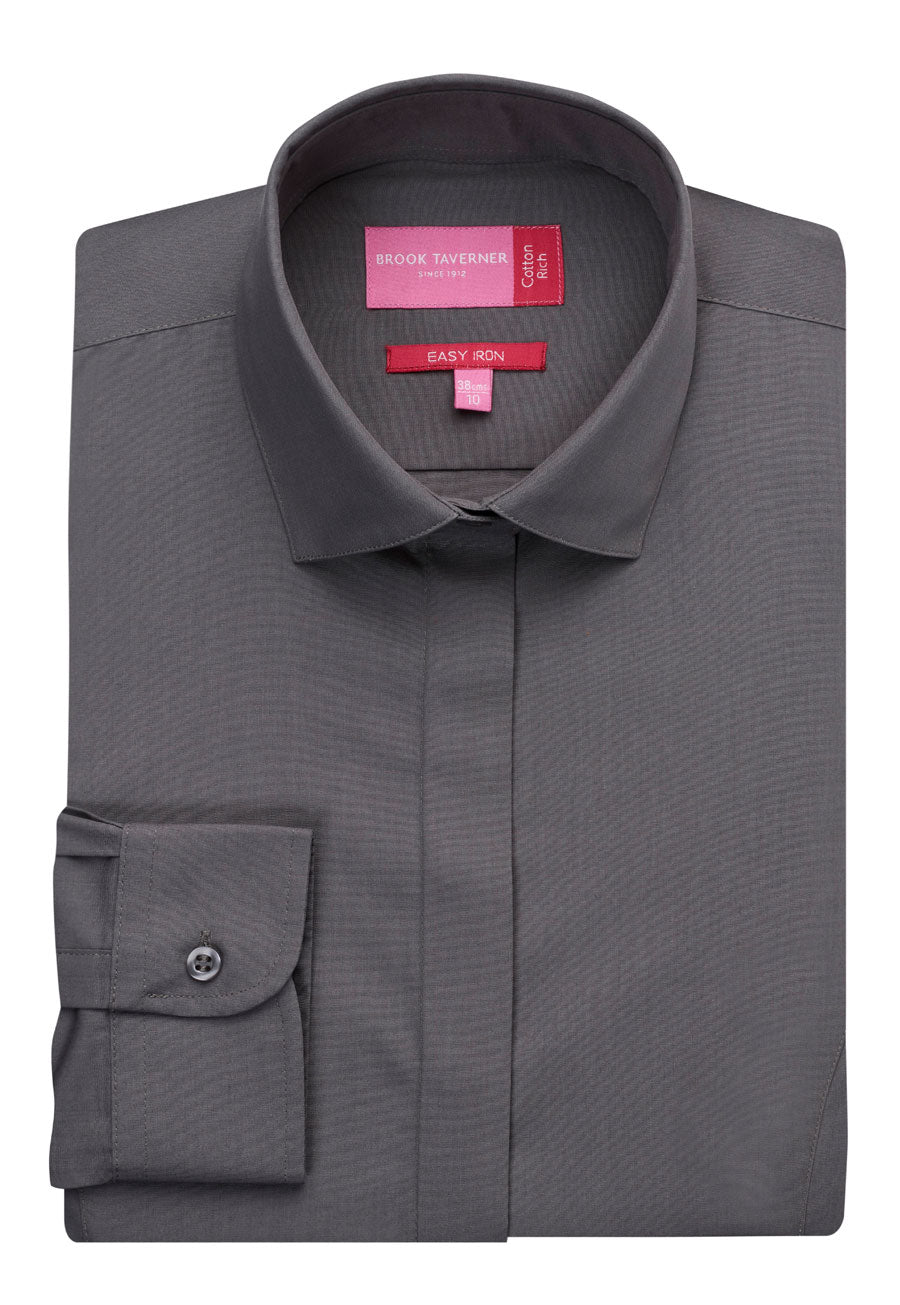 Parma Blouse — Grey (2295G)