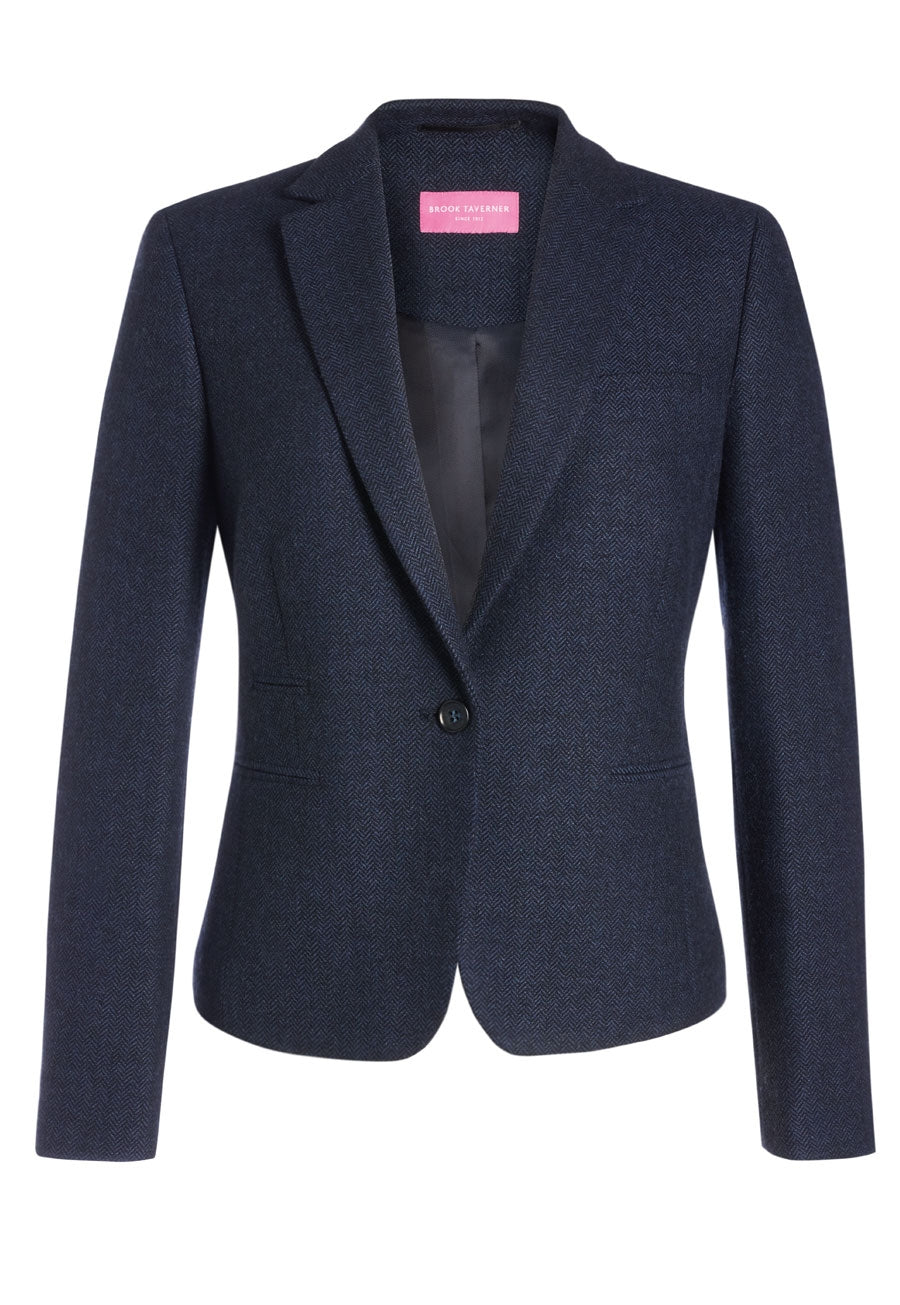 Montreal Tweed Jacket — Navy H/B (2344A)