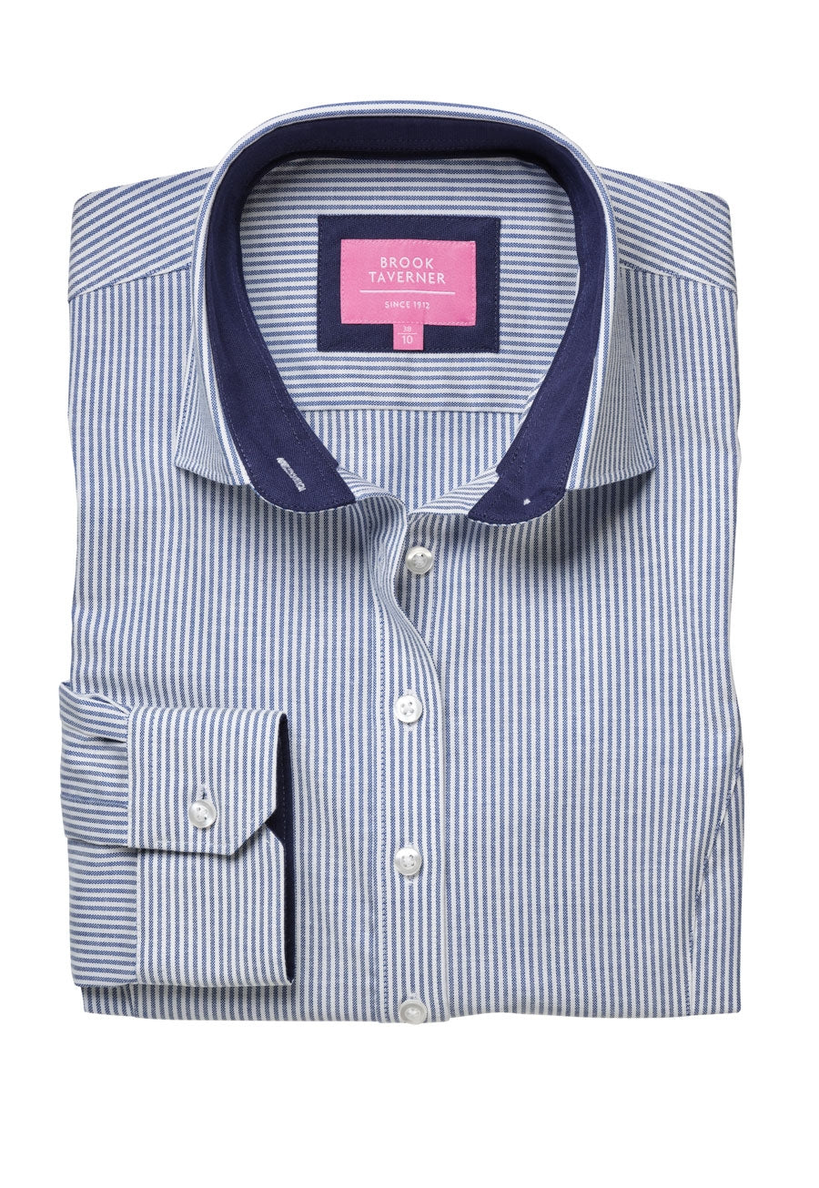 Mirabel Shirt — Navy Strp. (2361C)