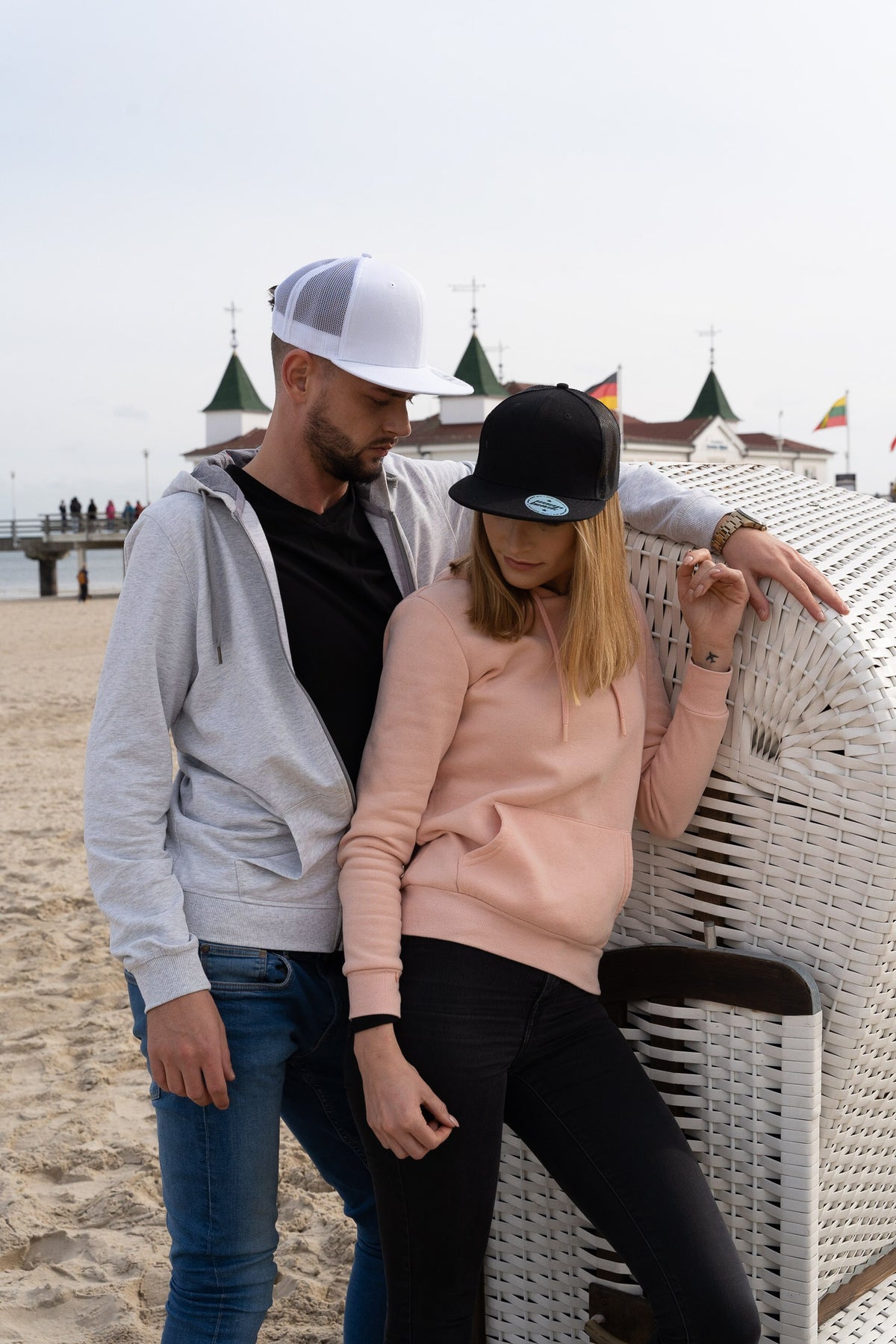 Headwear UK 3816 — Premium American Twill with Snap Back Pro Sticker