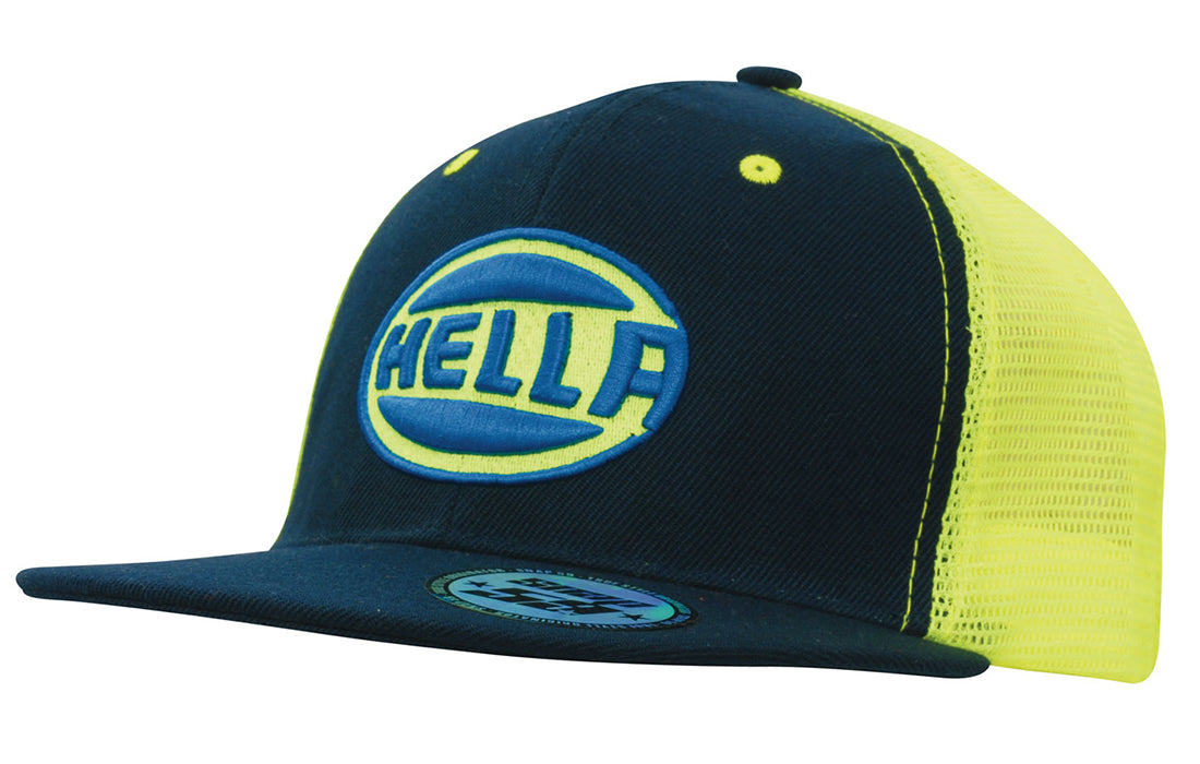 Headwear UK 3818 — Premium American Twill with Mesh Back & Snap Back Pro Styling