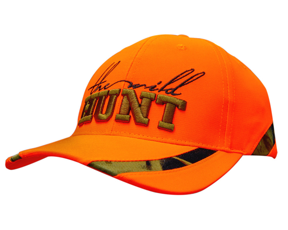 Headwear UK 3969 — LUMINCESCENT CAP WITH LEAF CAMOUFLAGE INSERTS