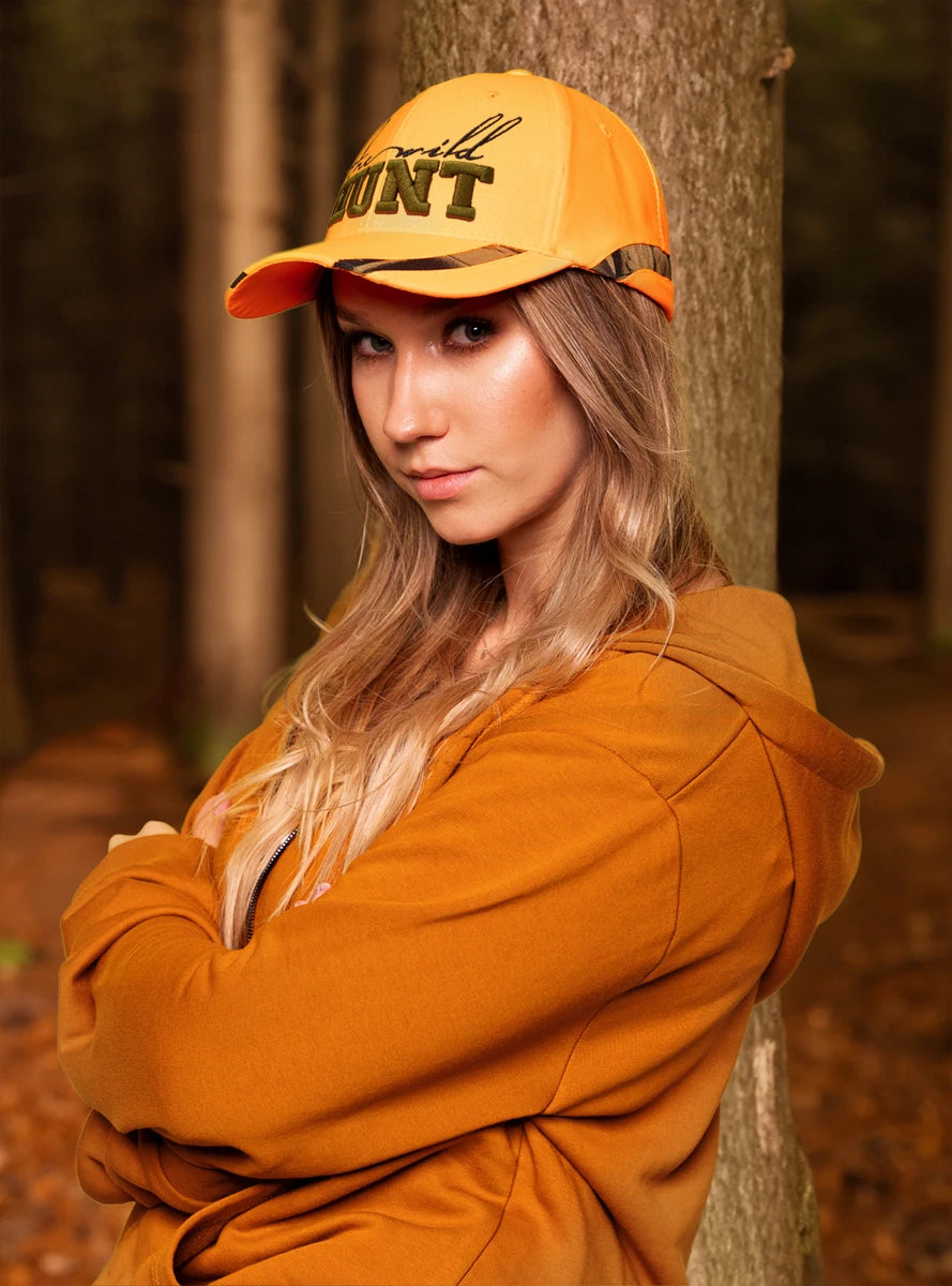 Headwear UK 3969 — LUMINCESCENT CAP WITH LEAF CAMOUFLAGE INSERTS