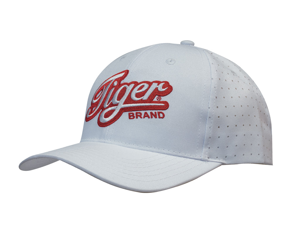 Headwear UK 3975 — Breathable Poly Twill with circle perforations