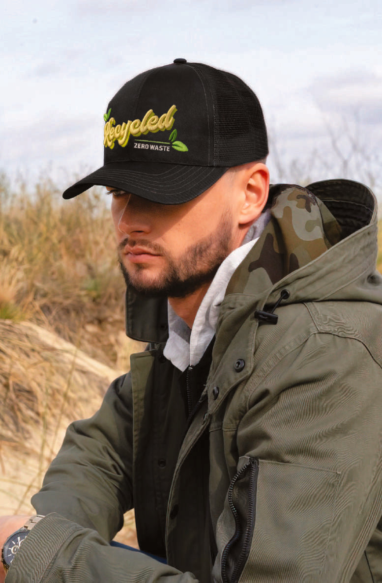 Headwear UK 3982 — Recycled Breathable Poly Twill with Mesh Back Cap