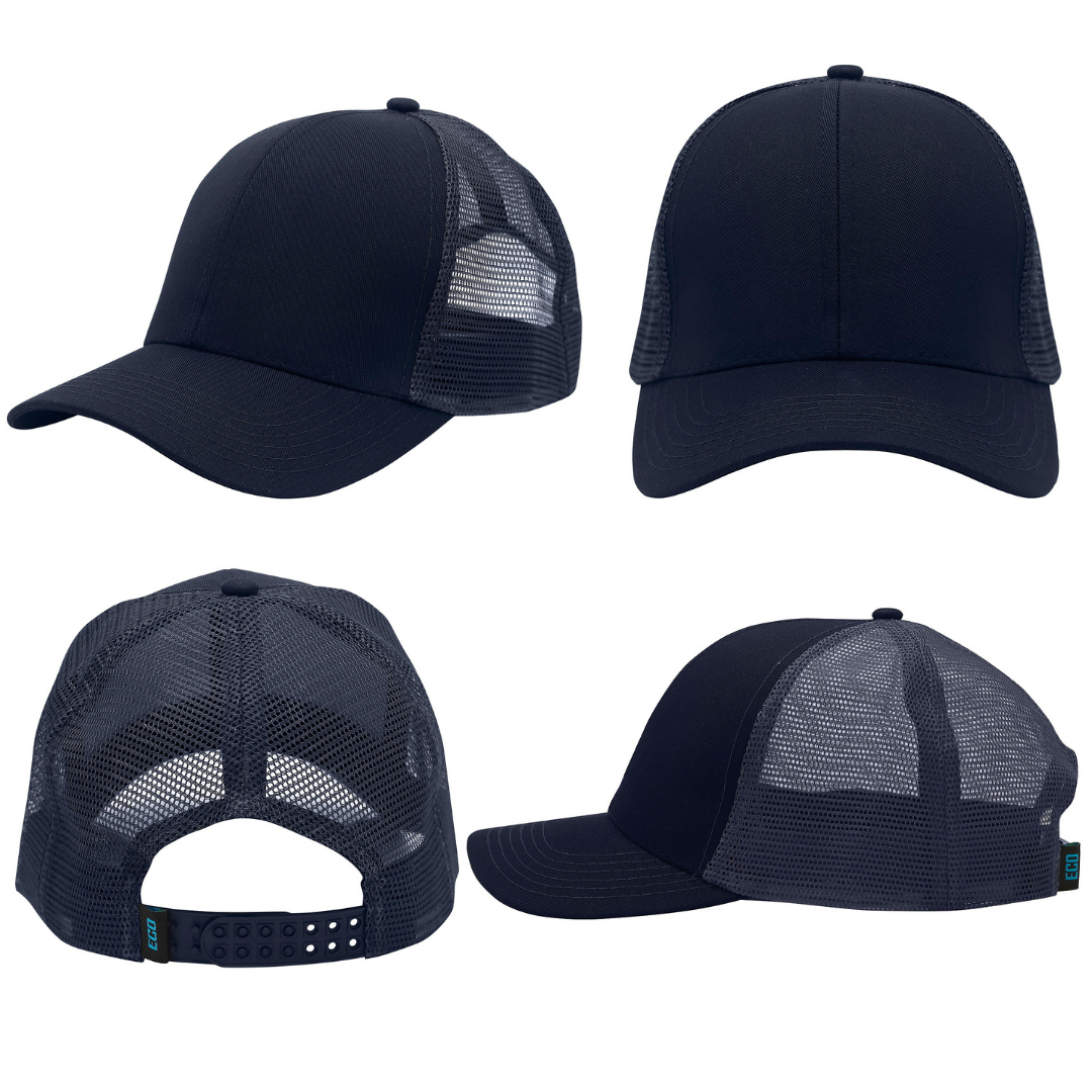 Headwear UK 3982 — Recycled Breathable Poly Twill with Mesh Back Cap