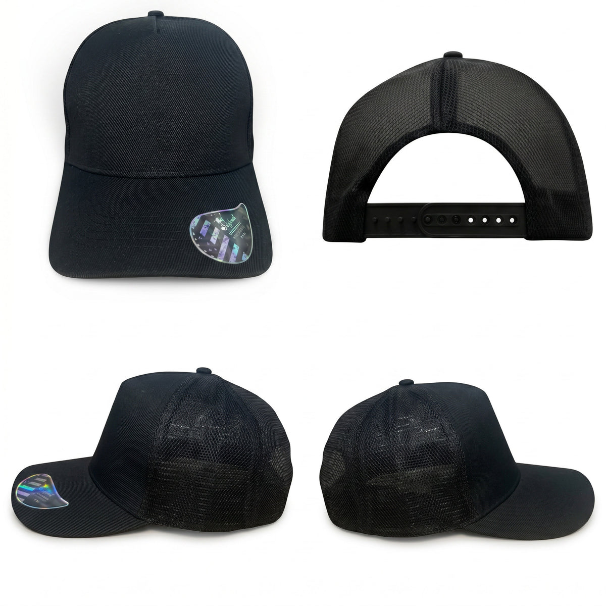Headwear UK 3996 — American Premium Twill/Mesh Deep Fit Trucker Cap
