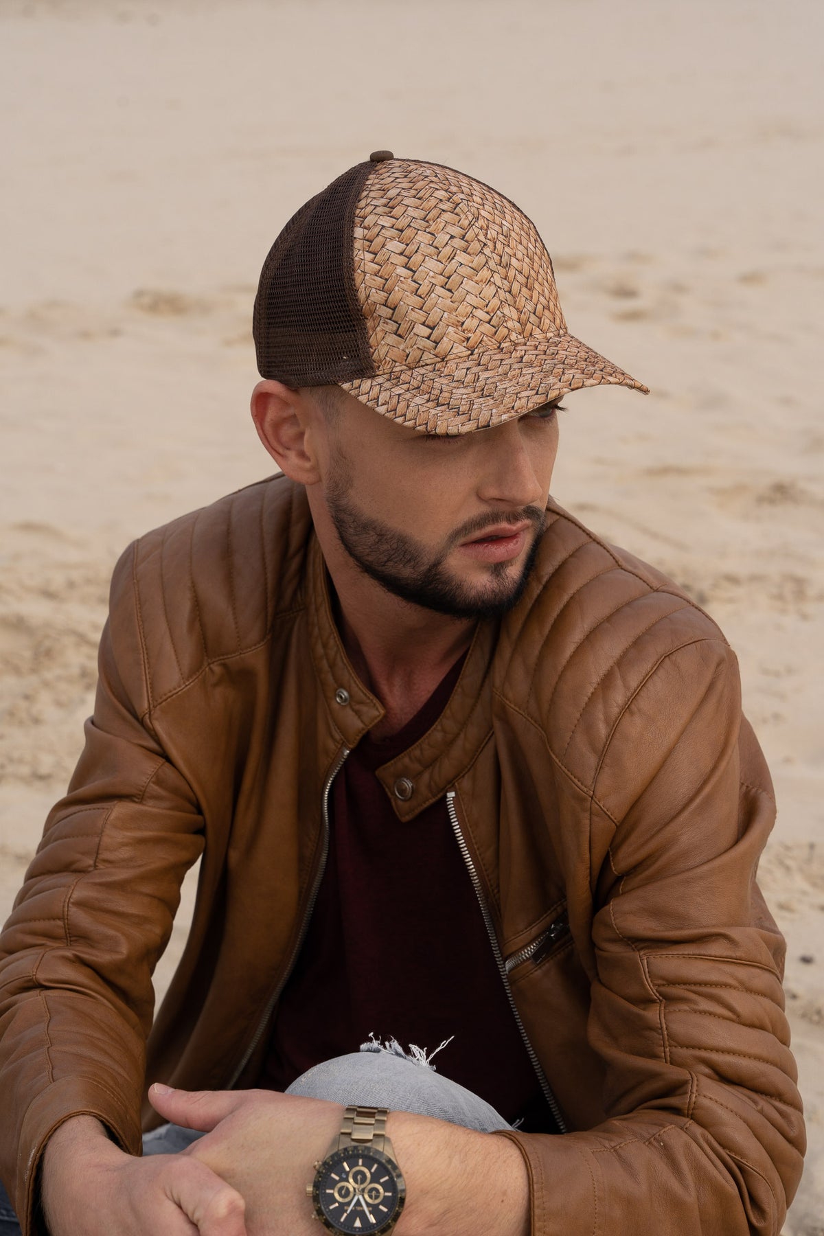 Headwear UK 3999 — Cane Print with Mesh Back