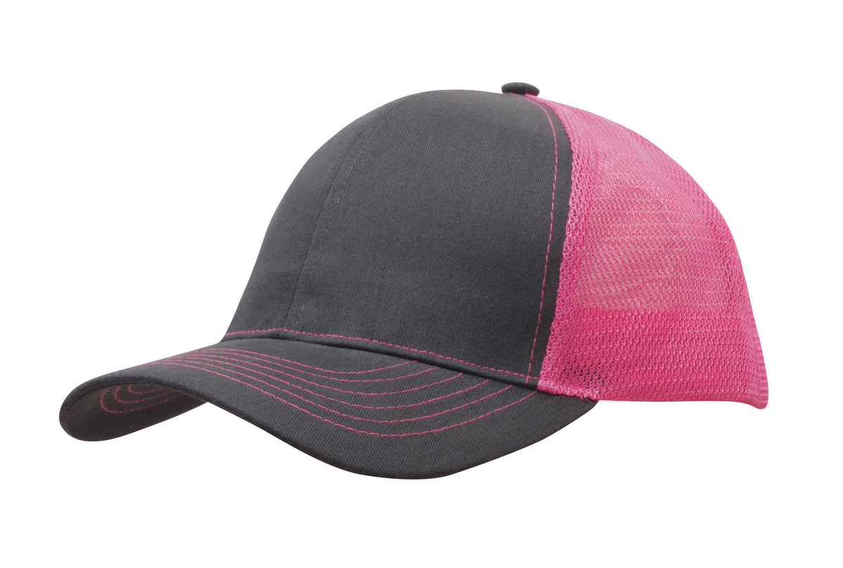 Charcoal/Hot Pink