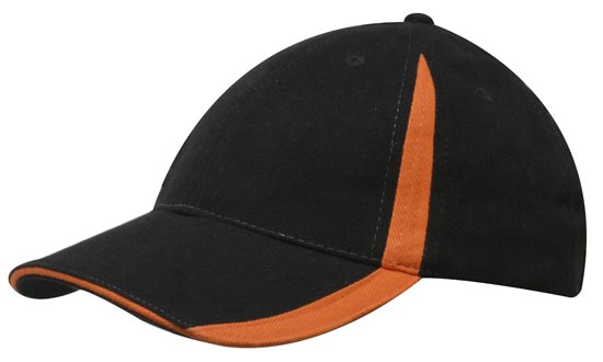 Black/Orange