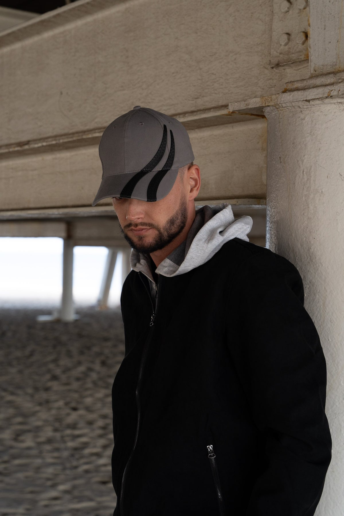 Headwear UK 4015 — Brushed Heavy Cotton with Tyre Tracks