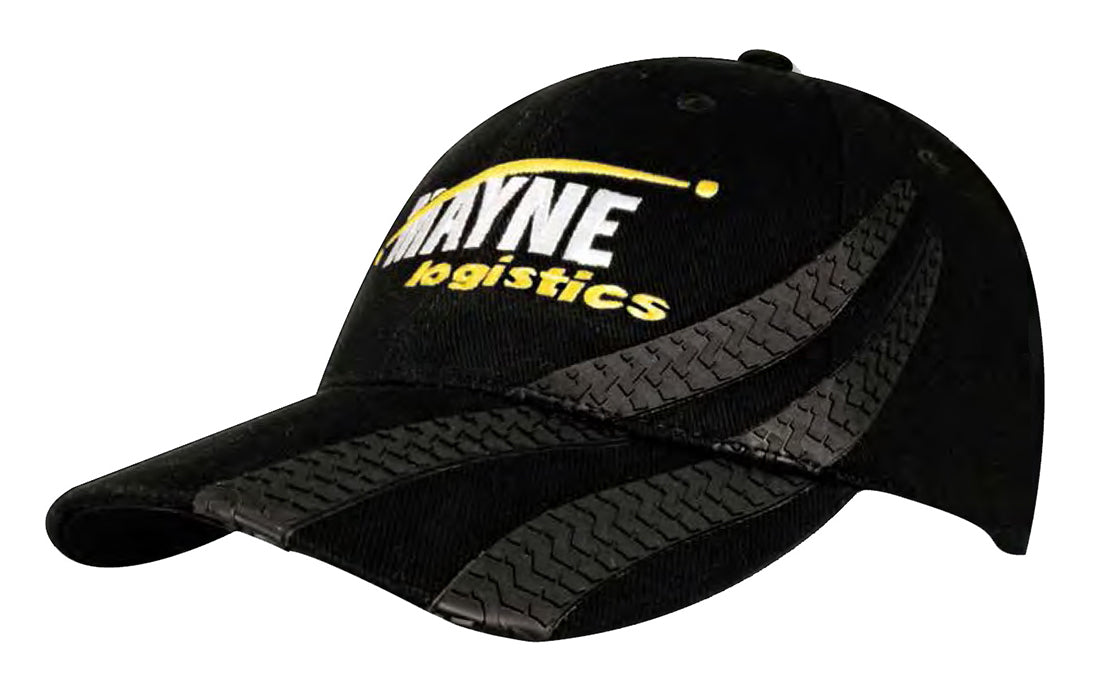 Headwear UK 4015 — Brushed Heavy Cotton with Tyre Tracks