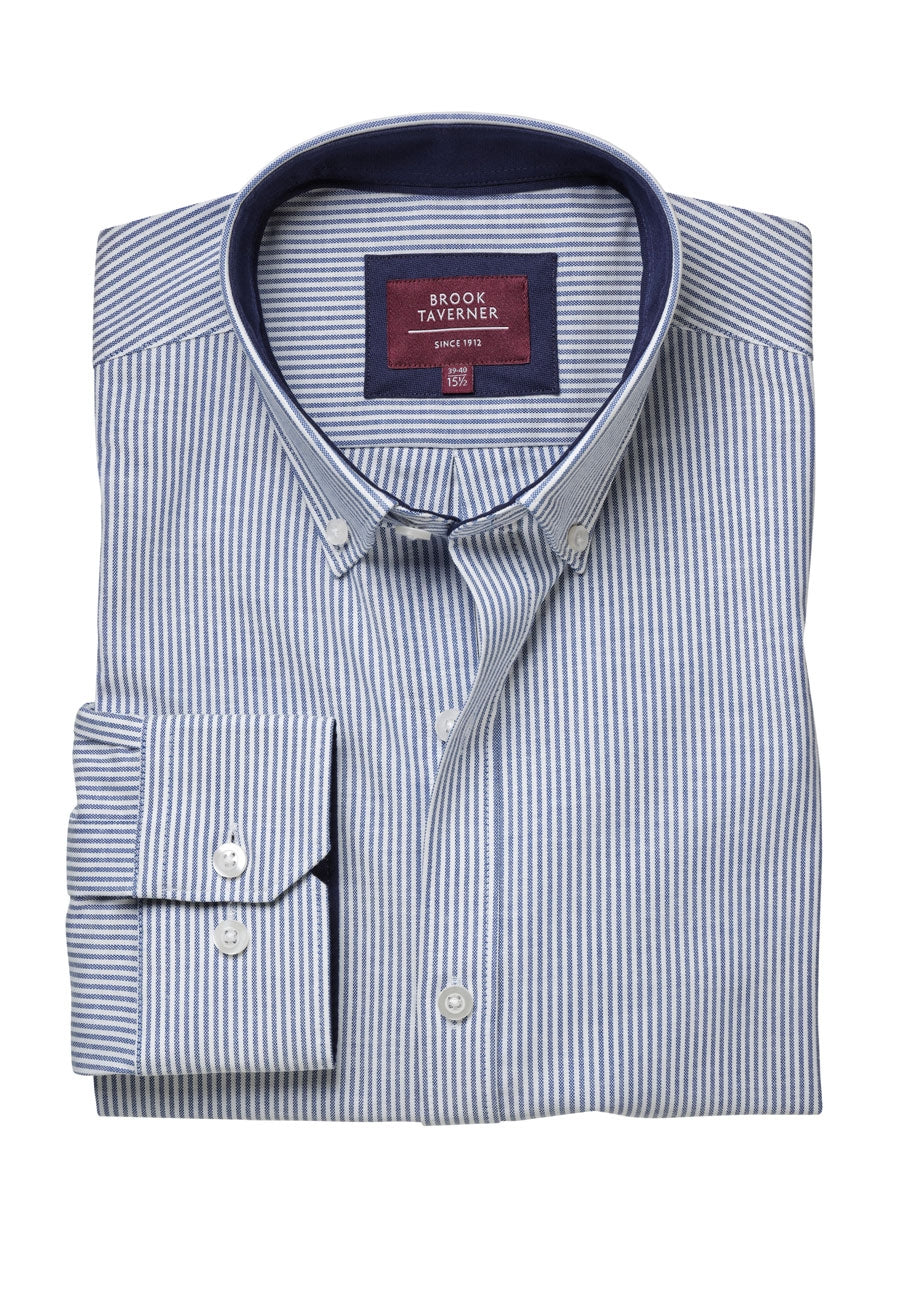 Lawrence Shirt — Navy Strip (4052C)
