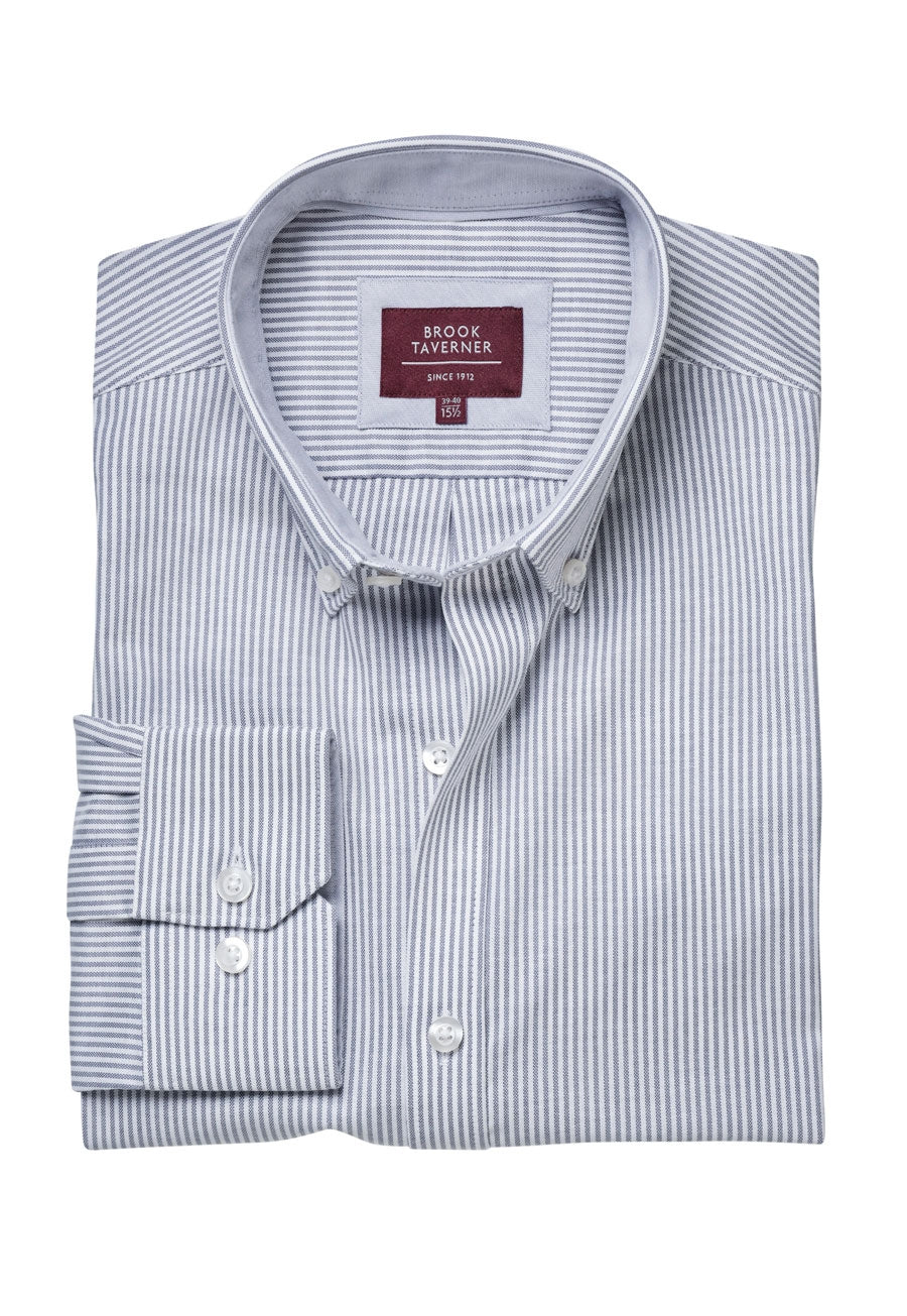 Lawrence Shirt — Grey Strp. (4052G)