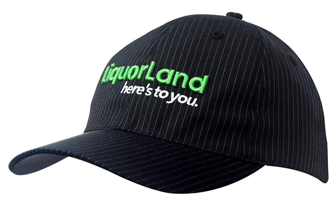 Headwear UK 4102 — Heavy Cotton with Woven Pinstripe