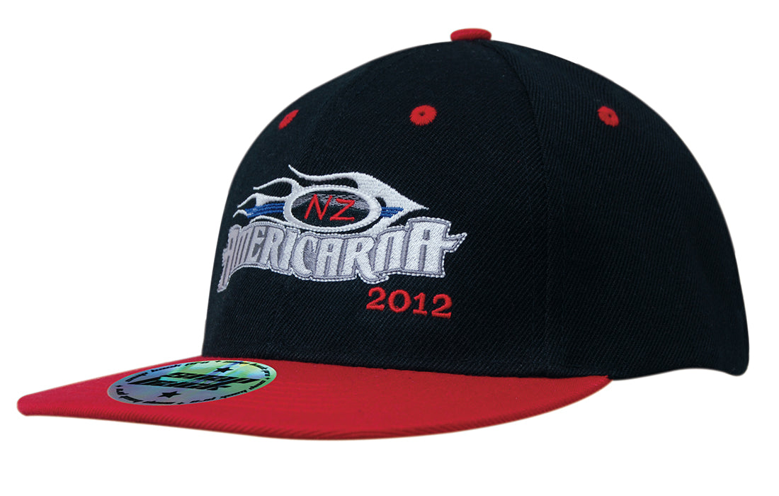 Headwear UK 4106 — Premium American Twill with Snap 59 Styling - Two Tone