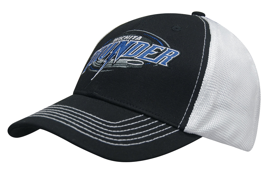 Headwear UK 4123 — Chino Twill with Hi Tech Mesh Back