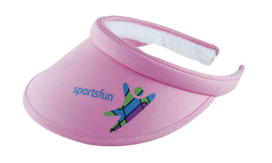 Headwear UK 4151 — Brushed Heavy Sports Twill Covered Eva Visor