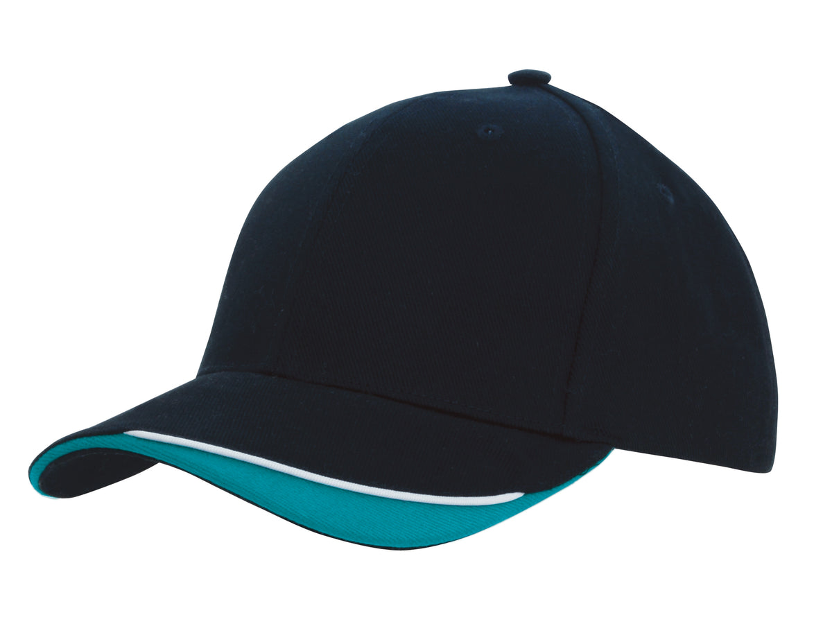 Black/White/Teal