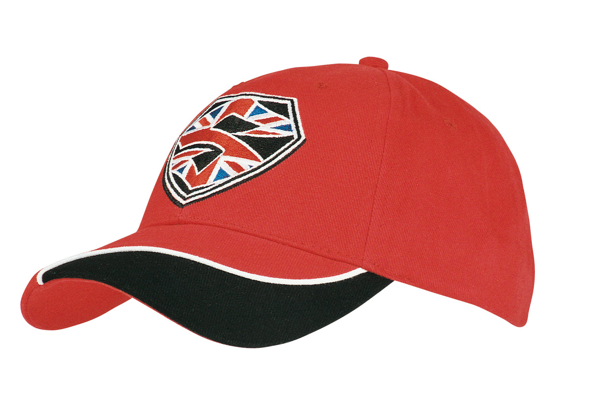 Headwear UK 4170 — BRUSHED HEAVY COTTON WITH INDENT PEAK