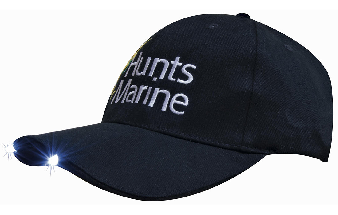 Headwear UK 4202 — Brushed Heavy Cotton with Led Lights in Peak