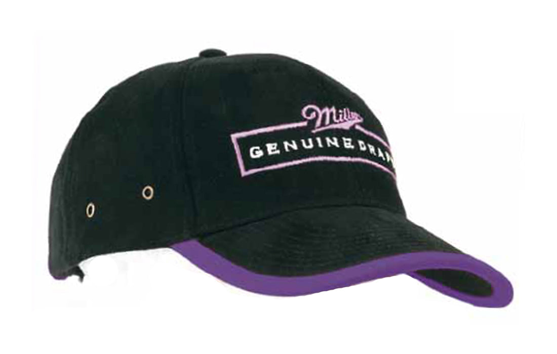 Headwear UK 4207 — Brushed Heavy Cotton with Peak and Arch Trim