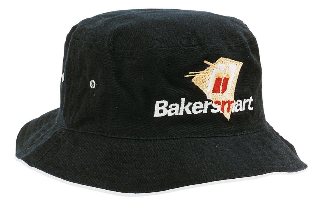 Headwear UK 4223 — Brushed Sports Twill Bucket Hat