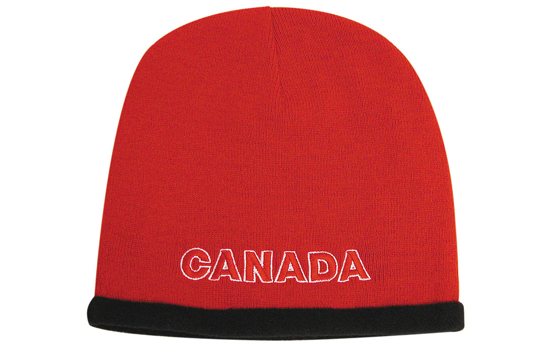 Headwear UK 4253 — Roll Down Acrylic & Polar Fleece Beanie - Toque