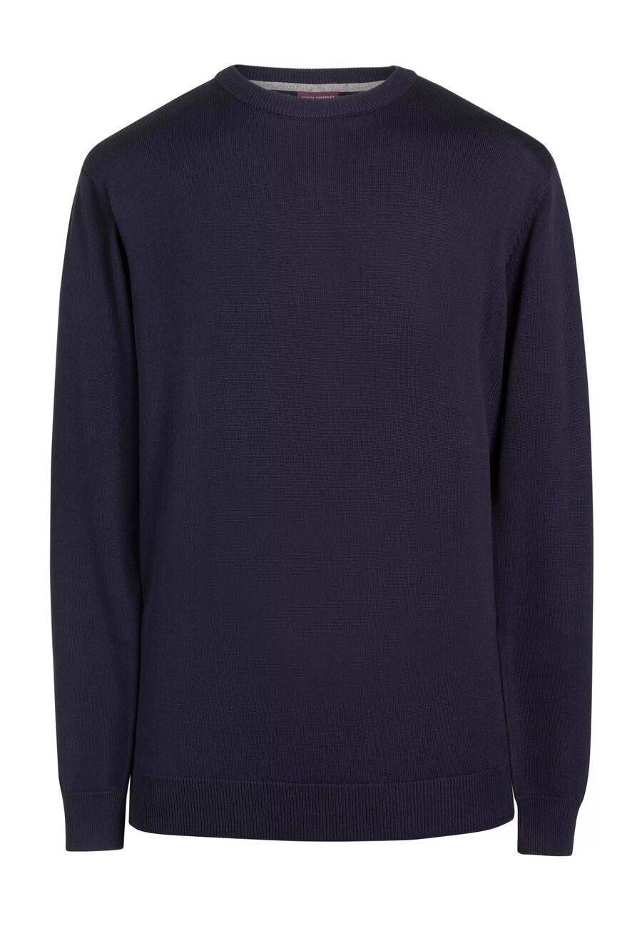 Jackson Crew Neck Jumper — Navy (4440A)