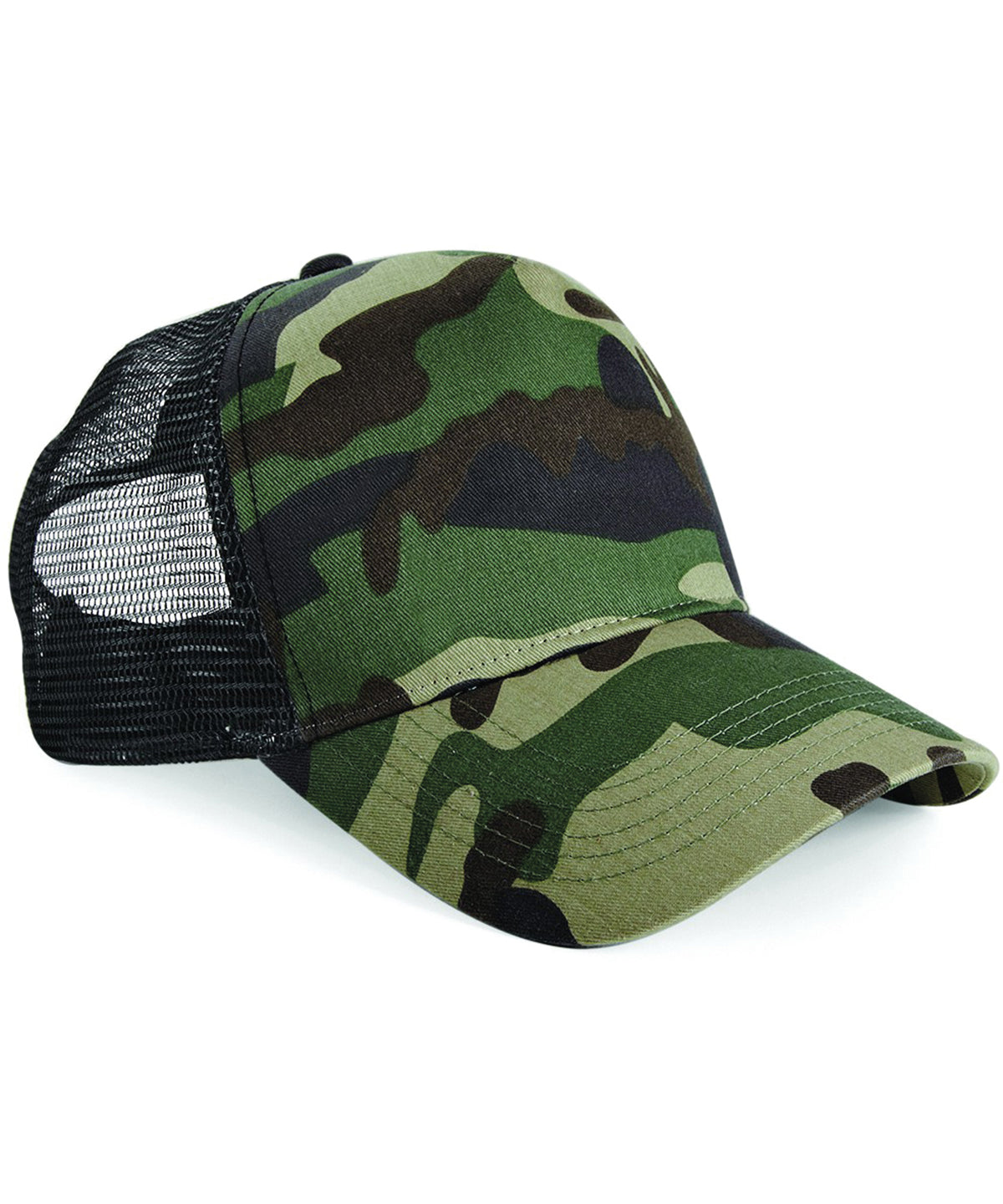Beechfield BC694 — Camo snapback trucker