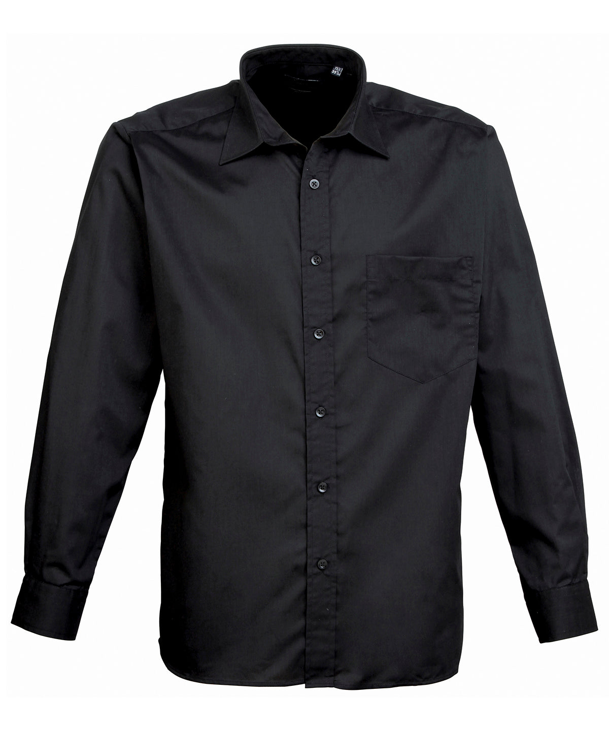 Premier PR200 — Long sleeve poplin shirt