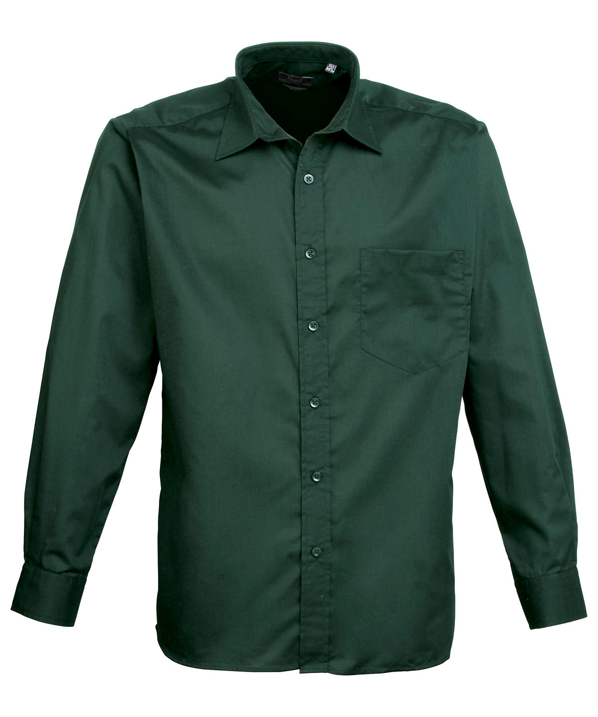 Premier PR200 — Long sleeve poplin shirt
