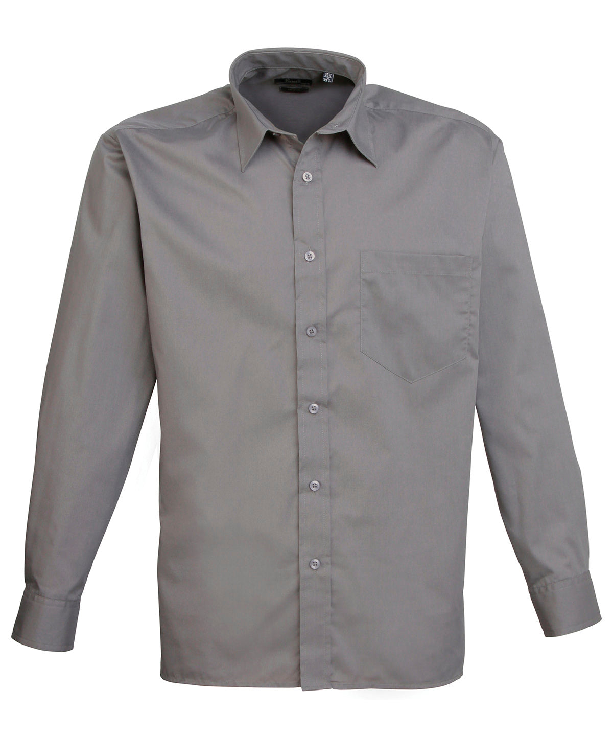 Premier PR200 — Long sleeve poplin shirt