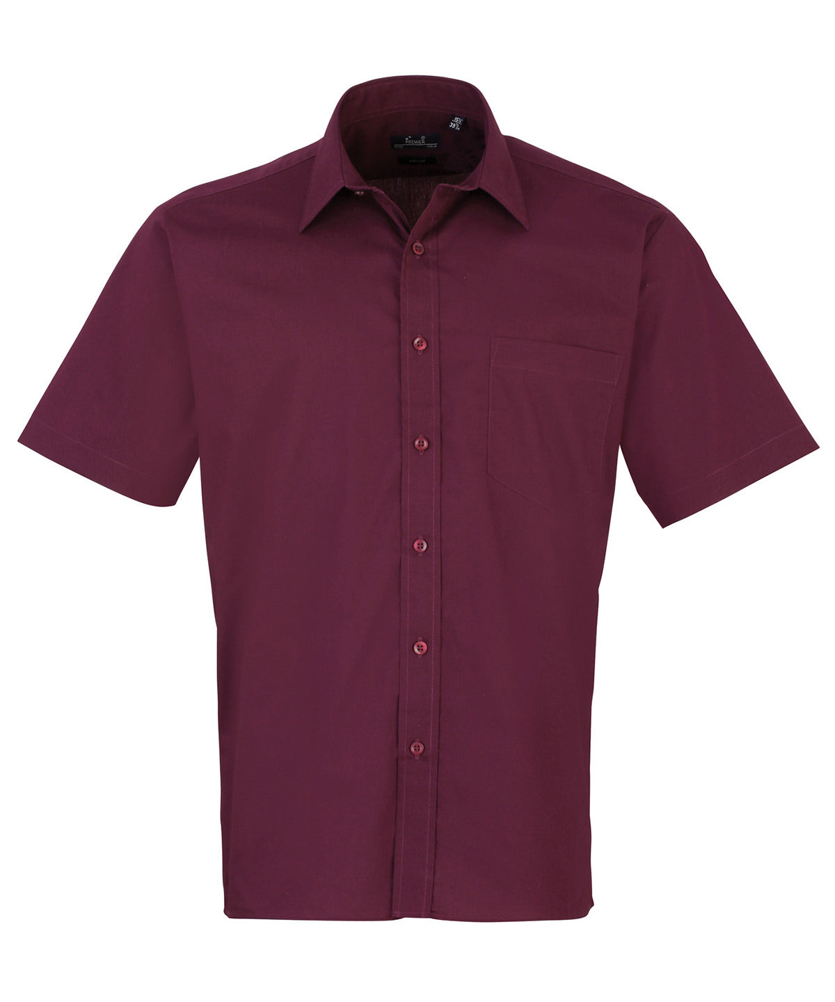 Premier PR202 — Short sleeve poplin shirt