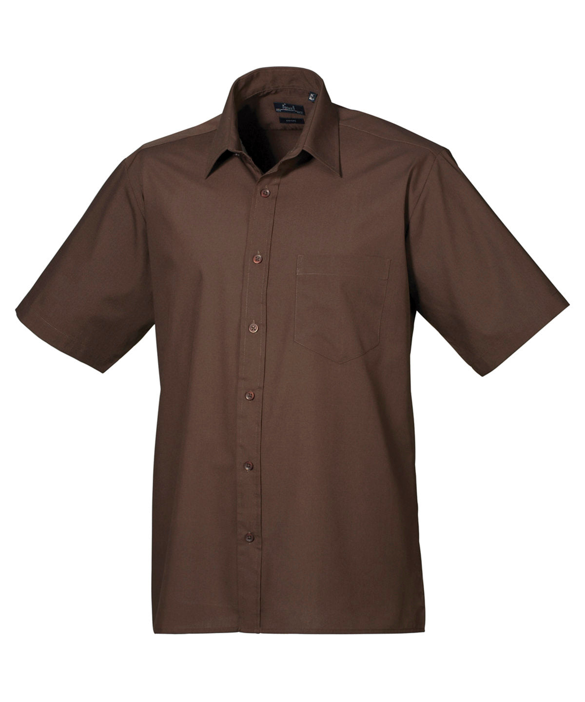 Premier PR202 — Short sleeve poplin shirt