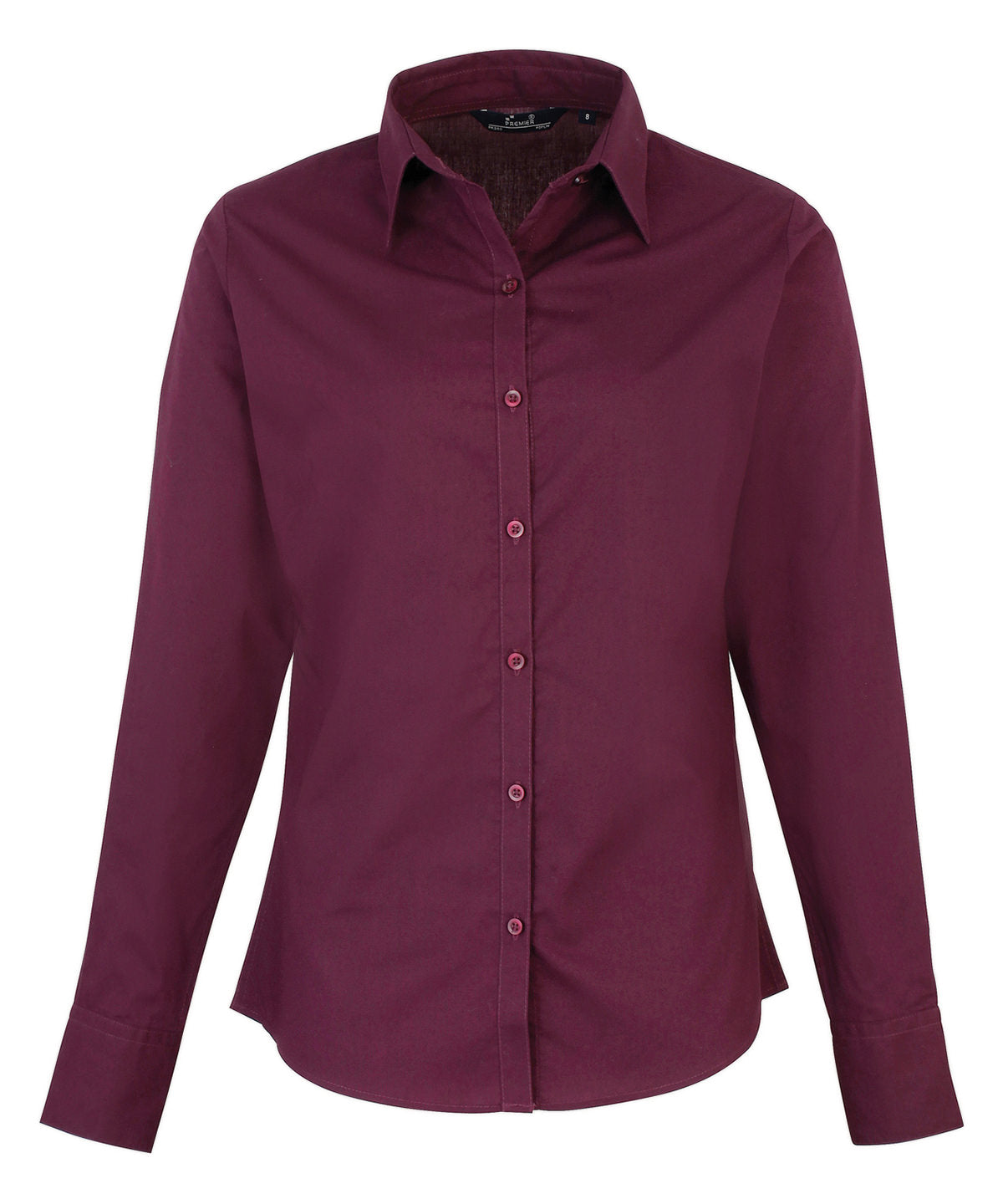 Premier PR300 — Women's poplin long sleeve blouse