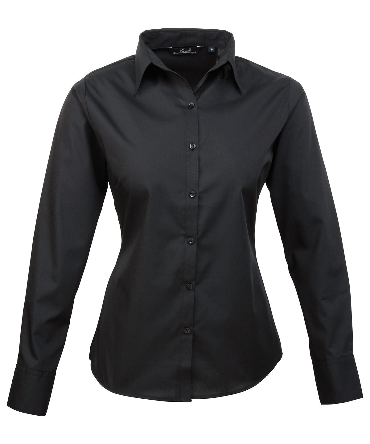 Premier PR300 — Women's poplin long sleeve blouse