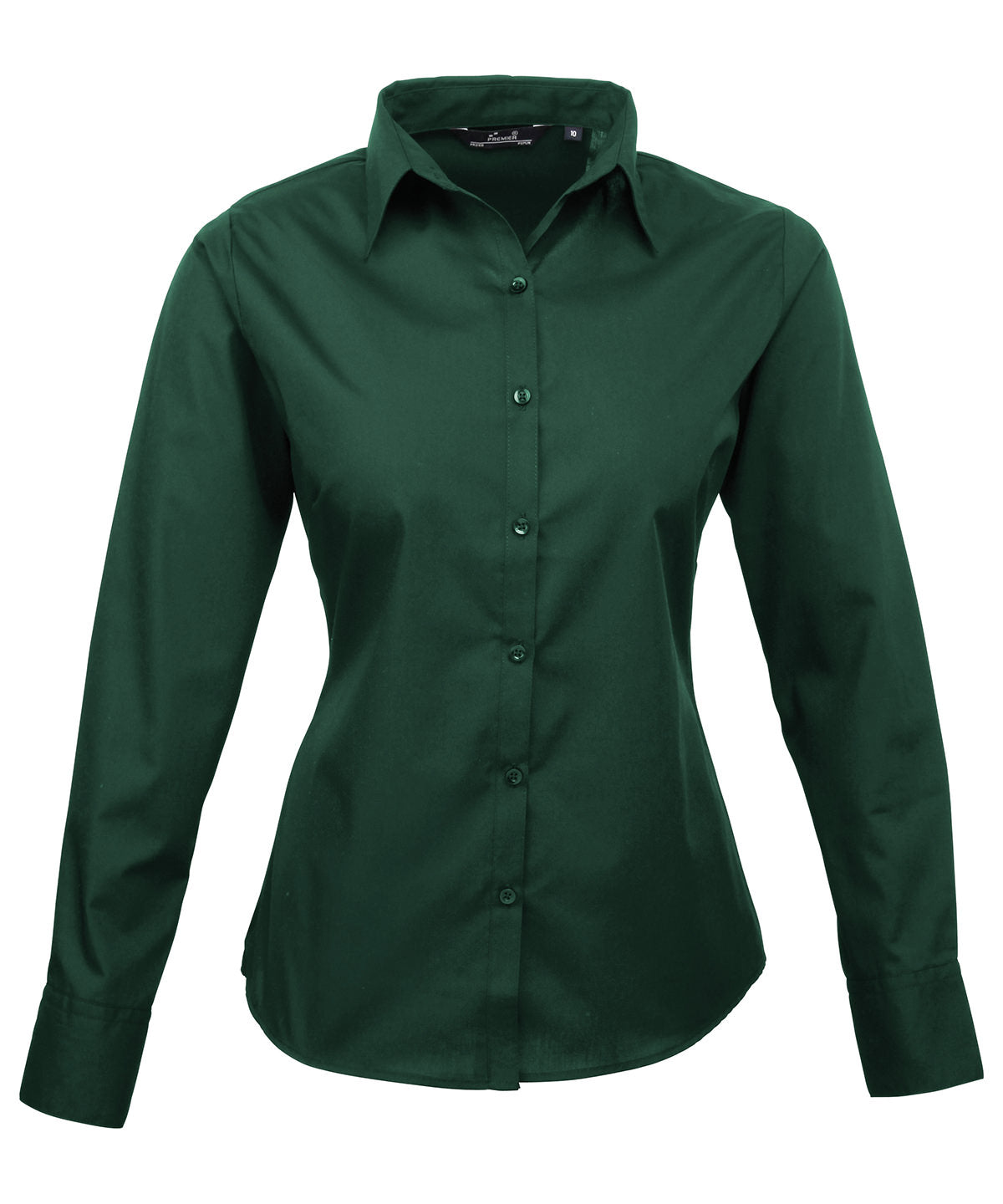Premier PR300 — Women's poplin long sleeve blouse