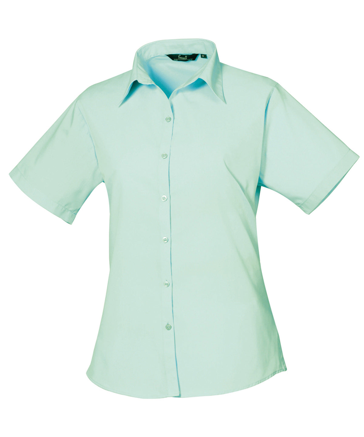 Premier PR302 — Women's short sleeve poplin blouse