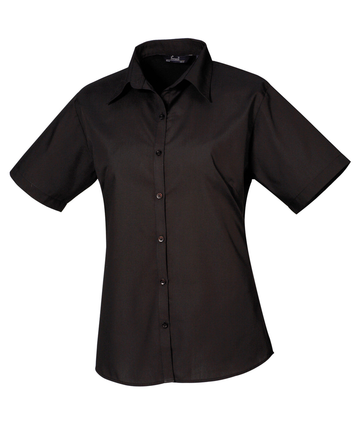 Premier PR302 — Women's short sleeve poplin blouse