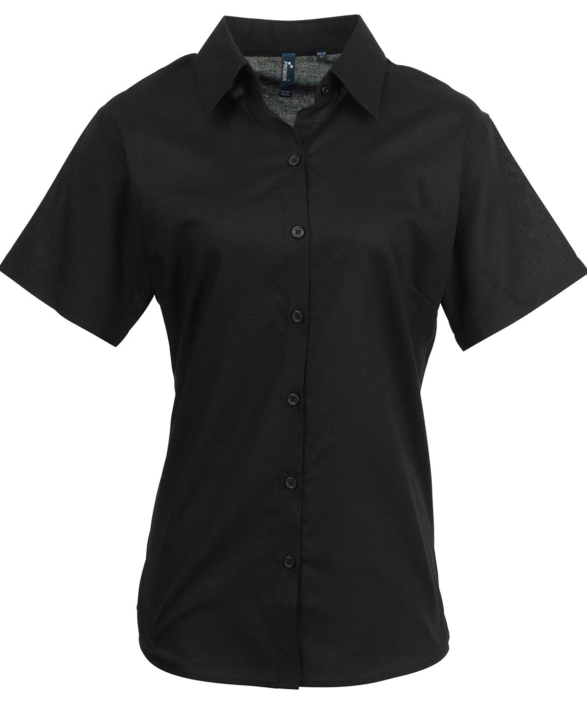 Premier PR336 — Women's signature Oxford short sleeve shirt