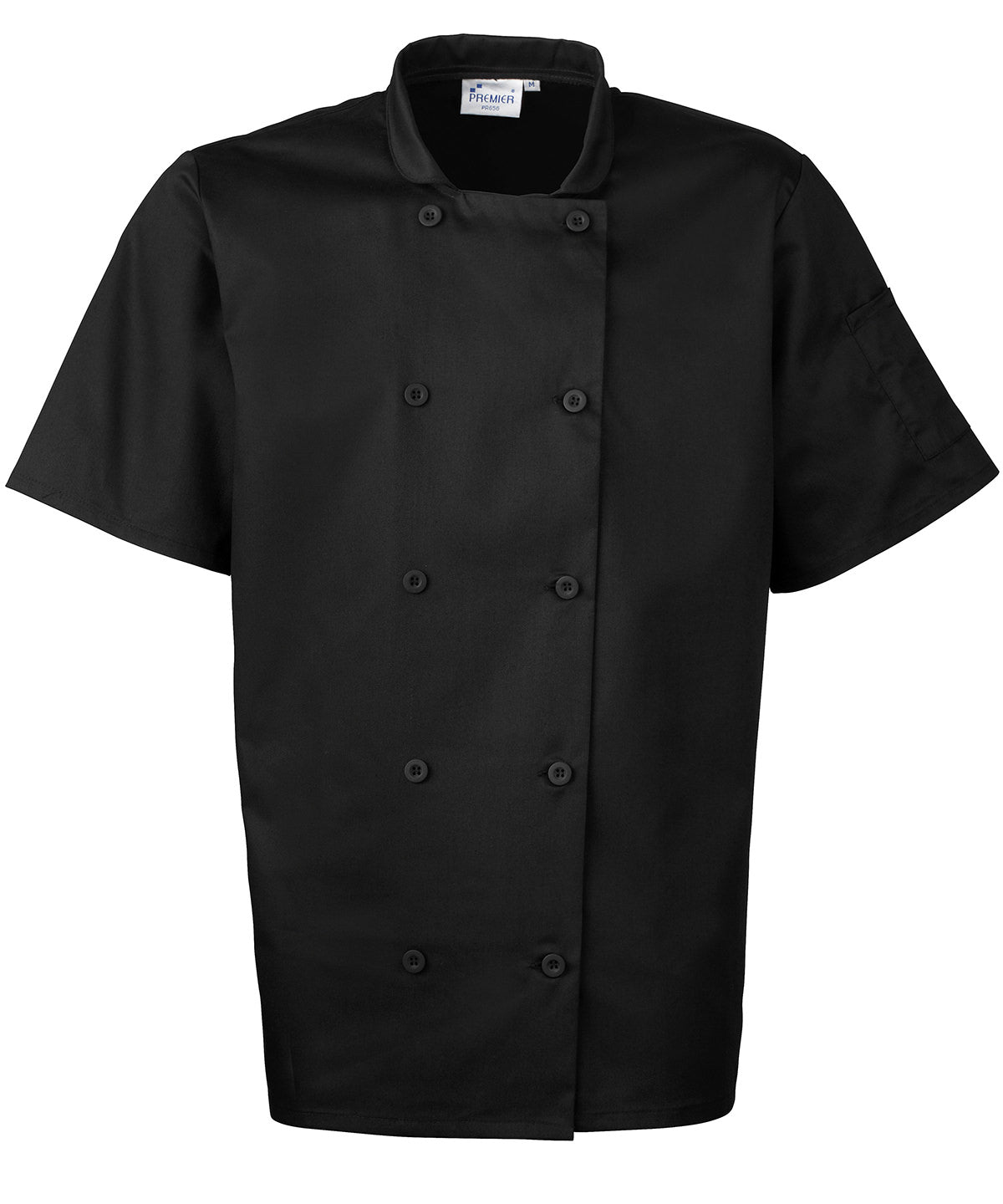 Premier PR656 — Short sleeve chef’s jacket