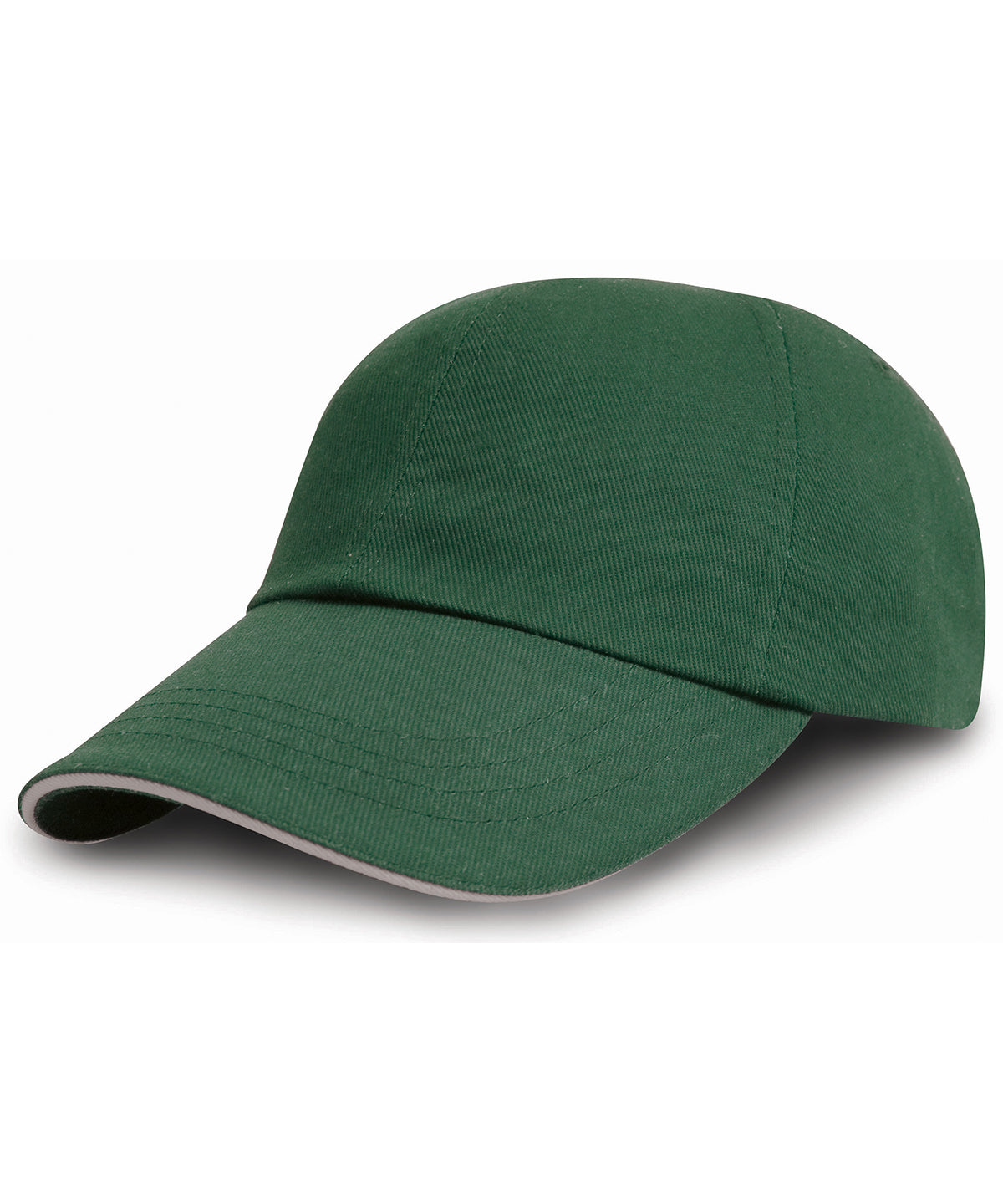 Result Headwear RC50X — Brushed coton printers/embroiderers cap with sandwich peak