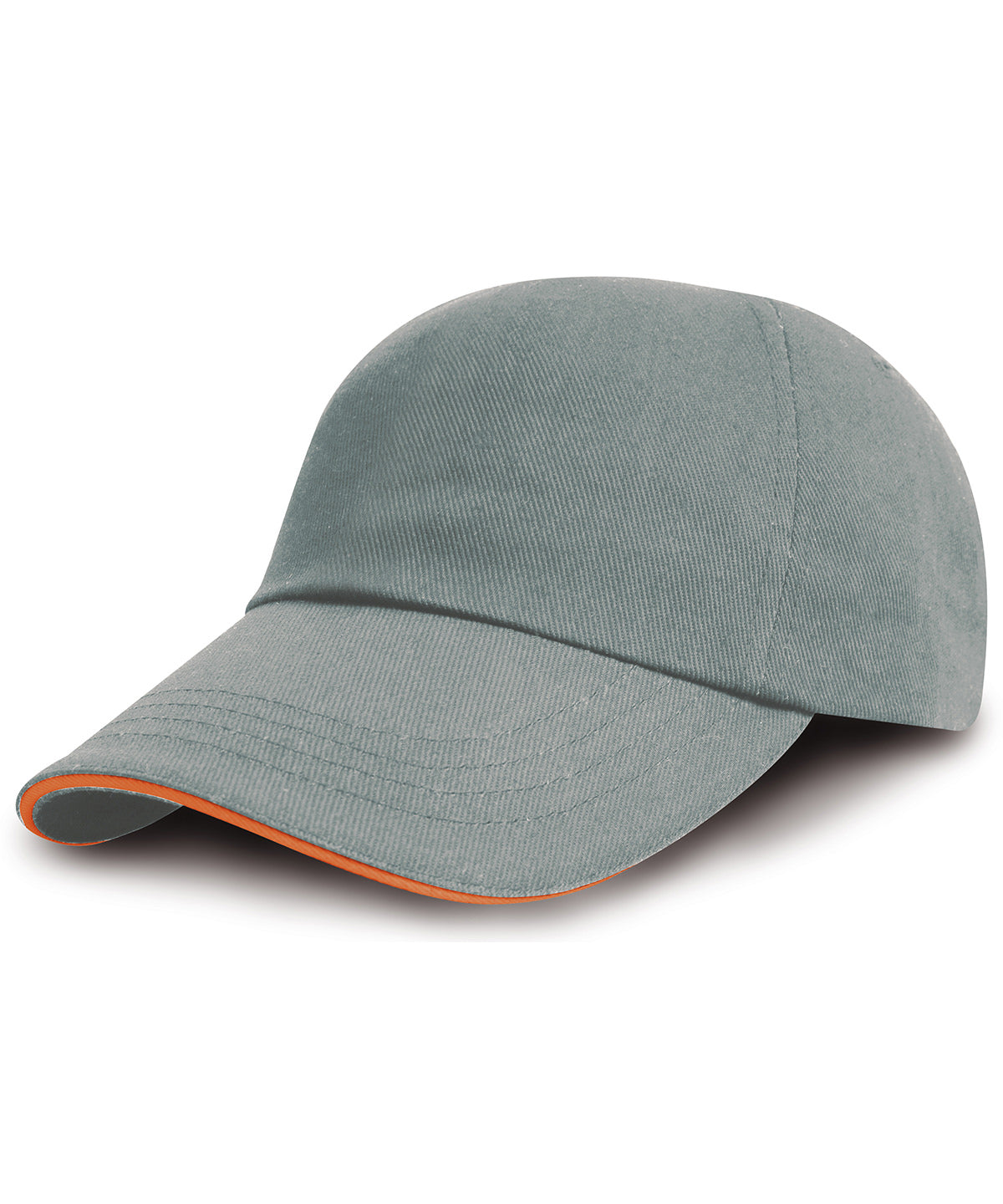Result Headwear RC50X — Brushed coton printers/embroiderers cap with sandwich peak