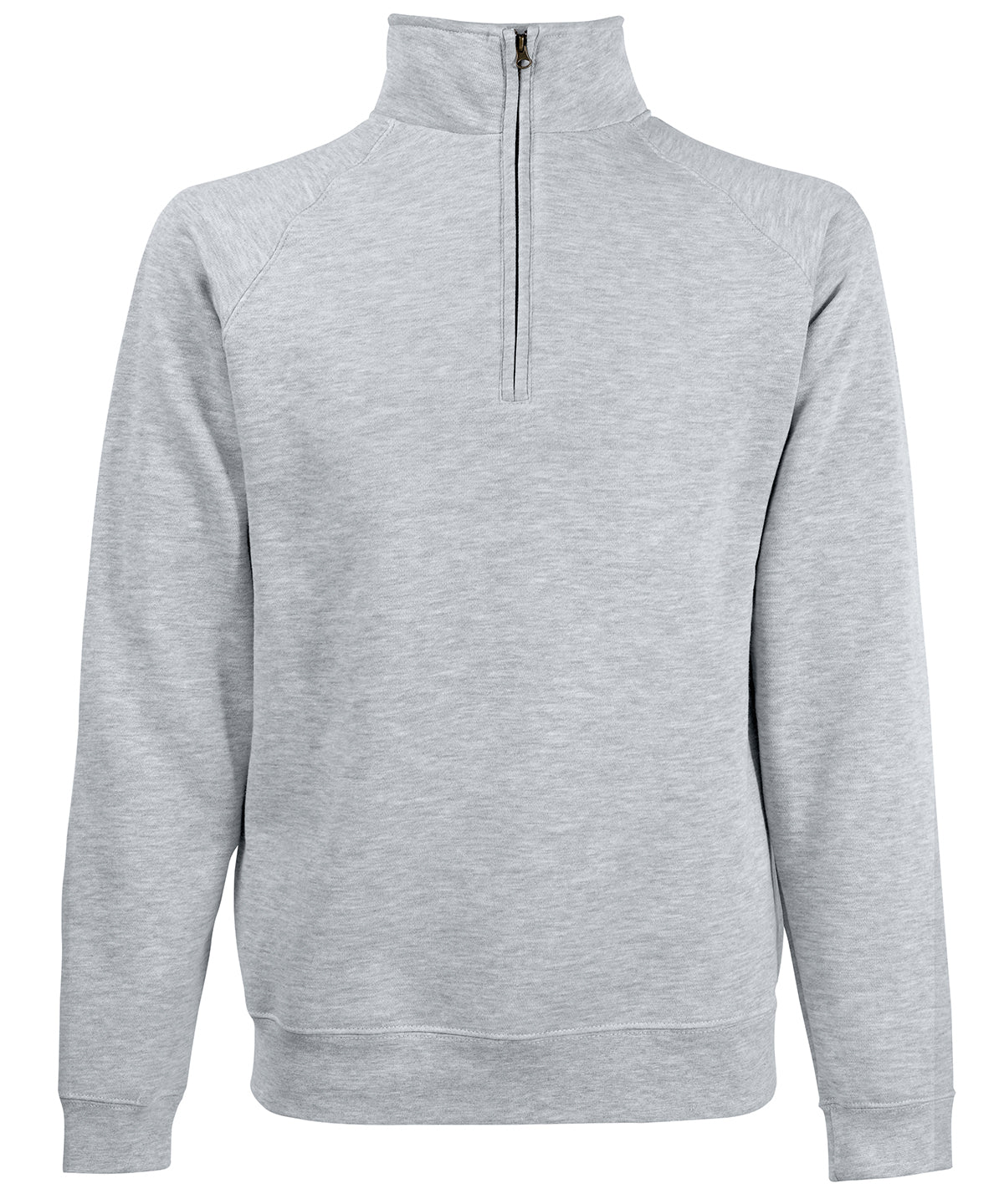 Fruit of the Loom SS230 — Classic 80/20 zip neck sweatshirt