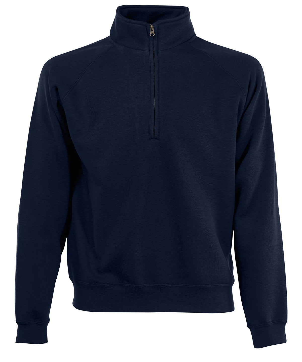Fruit of the Loom SS830 — Premium 70/30 zip-neck sweatshirt